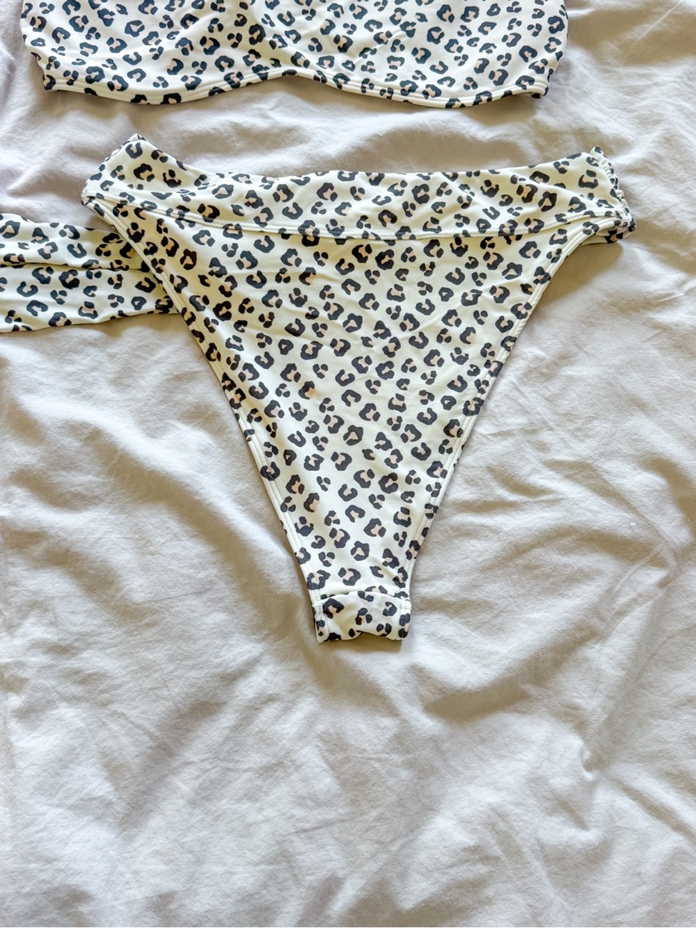Abercrombie and Fitch Leopard Print High Rise Bikini - Picture 2 of 5